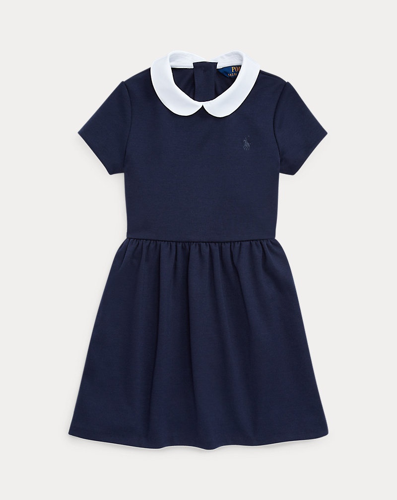 Ponte Fit-and-Flare Dress Girls 2-6x 1