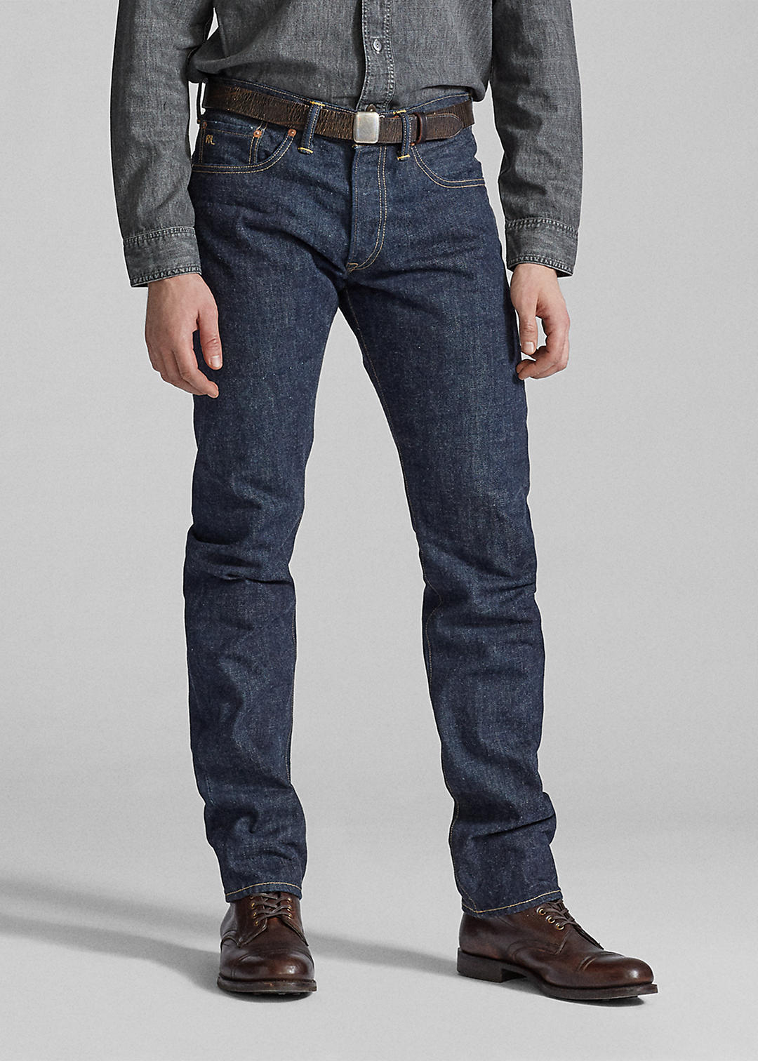 RRL Low Straight Once-Washed Selvedge Jean 1