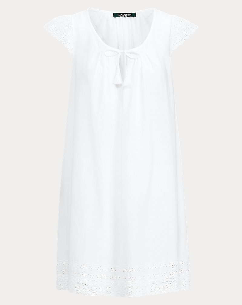 Embroidered Cotton Nightgown Lauren 1