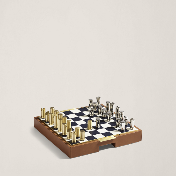Fowler Chess and Draughts Game Gift Set Ralph Lauren Home 1