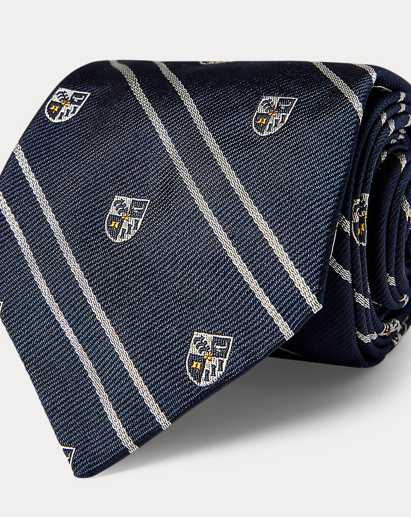 Silk Narrow Club Tie Polo Ralph Lauren 1