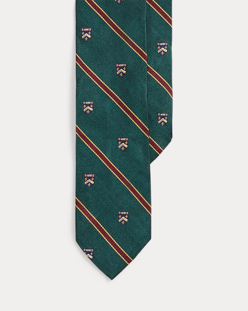 Crest Silk Narrow Tie Polo Ralph Lauren 1