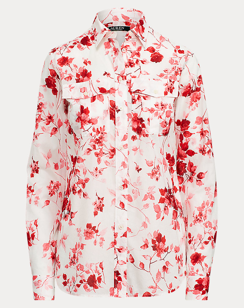 Floral Cotton Shirt Lauren 1
