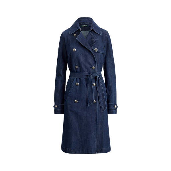 Lauren Ralph Lauren Monogram Belted Trench Coat