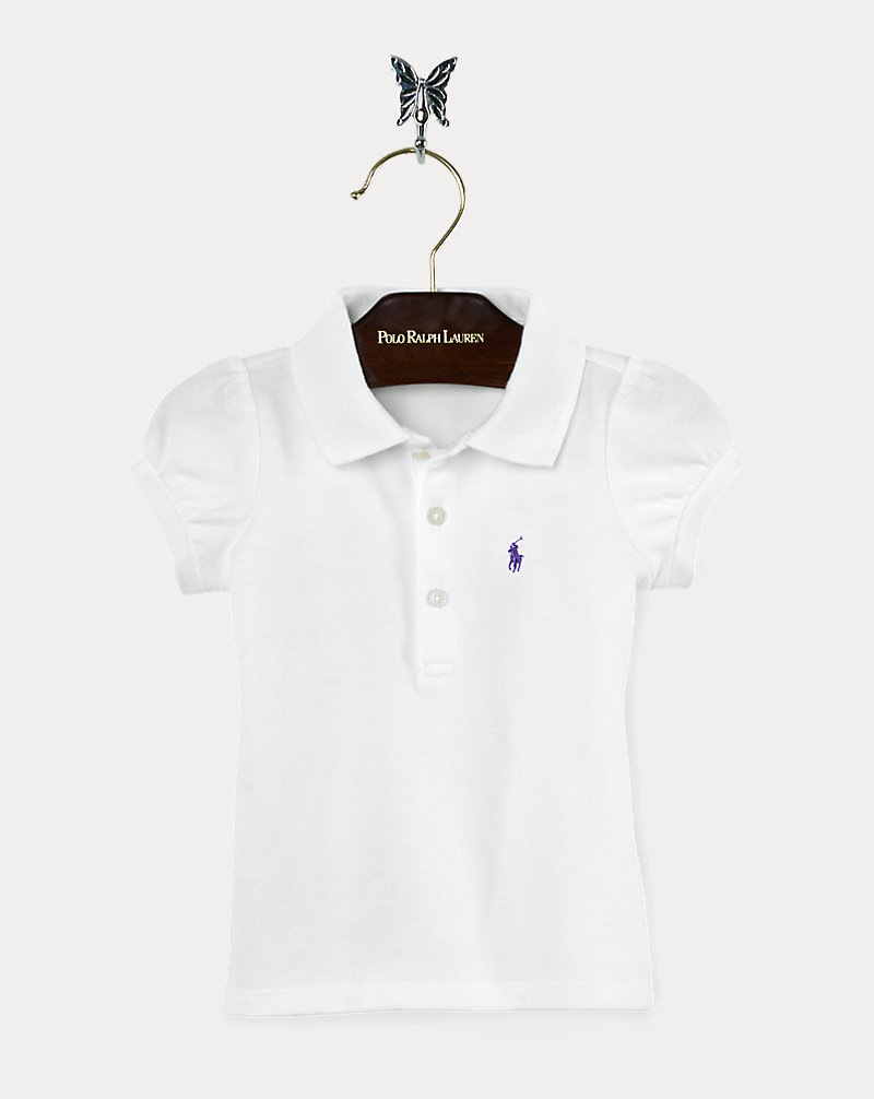 Cotton Interlock Polo Shirt Baby Girl 1