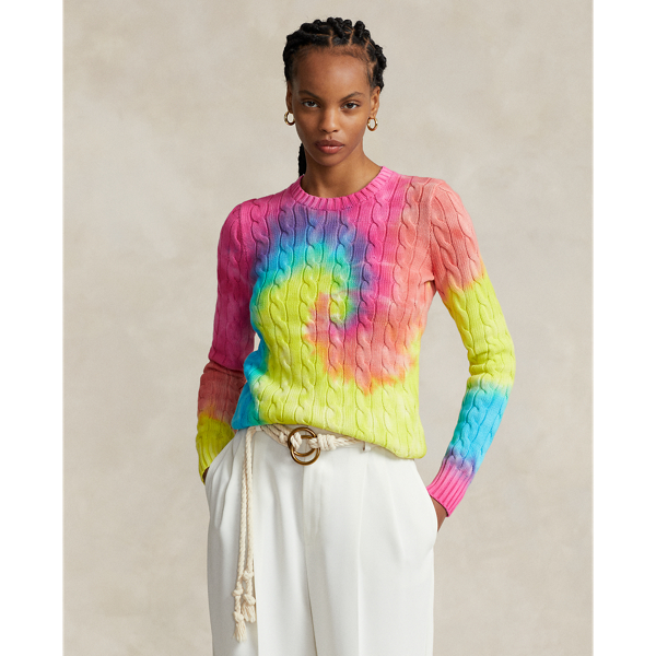 Tie-Dye Cable Jumper Polo Ralph Lauren 1