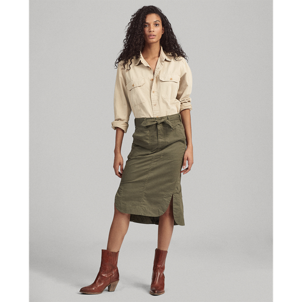 Cargo Twill Skirt for Women Ralph Lauren PT
