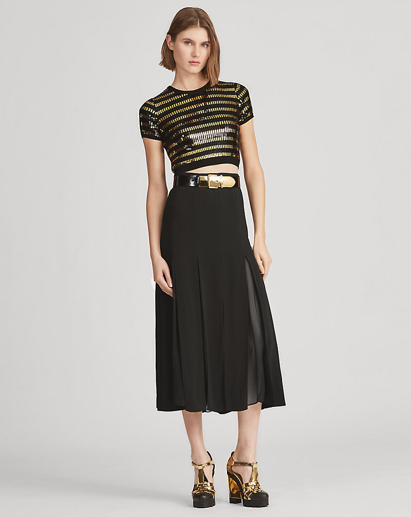 Wess Pleated Skirt Ralph Lauren Collection 1