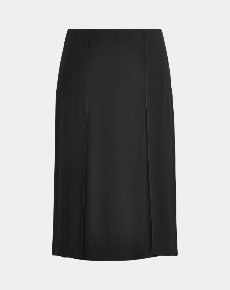 Fahmida Crepe-Back Satin Skirt Ralph Lauren Collection 1