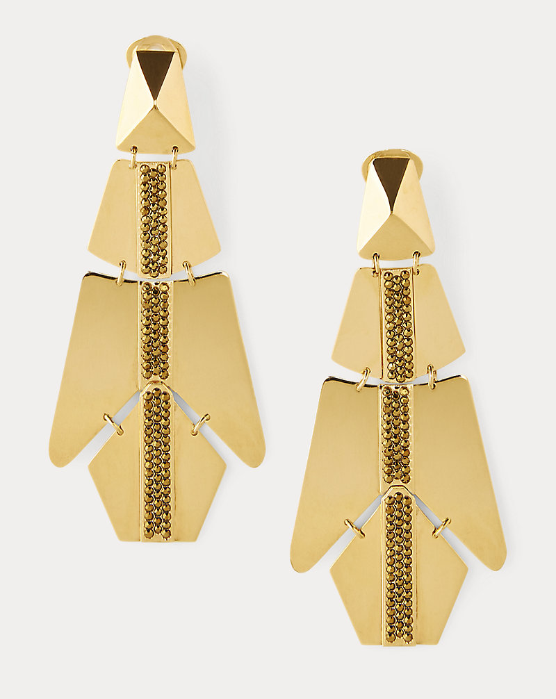 Geometric-Shaped Drop Earrings Ralph Lauren Collection 1