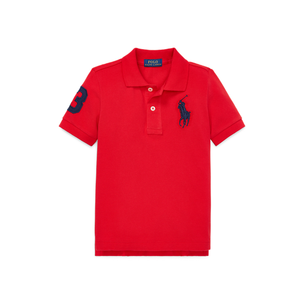 Big Pony Cotton Mesh Polo Shirt