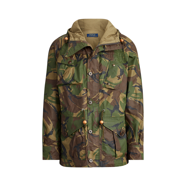 Camo Nylon Oxford Anorak for Men