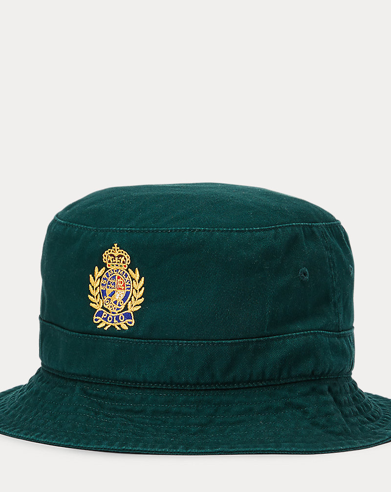 Crest Cotton Twill Bucket Hat Polo Ralph Lauren 1
