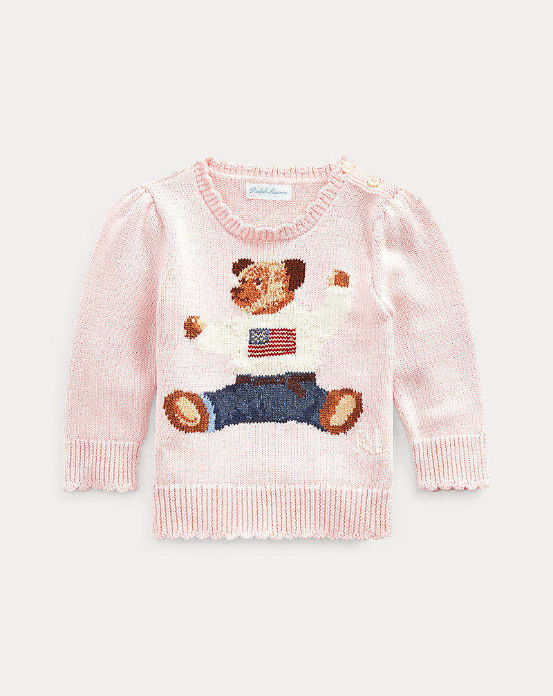 Jersey de algodón con Polo Bear Bebé niña 1