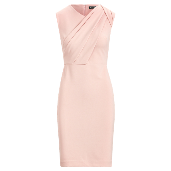 Lauren ralph lauren ruched crepe dress sales