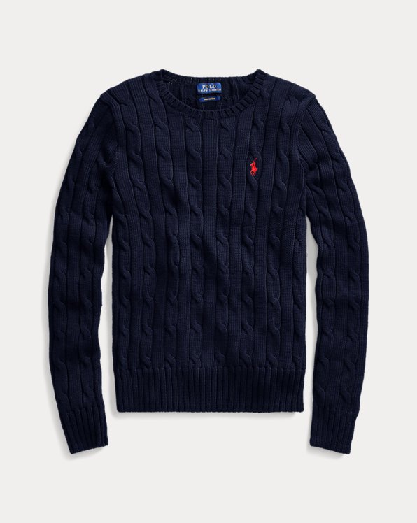 Slim Fit Cable-Knit Jumper