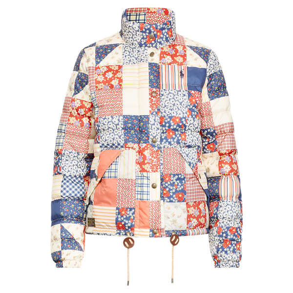 Polo ralph lauren hotsell patchwork puffer jacket