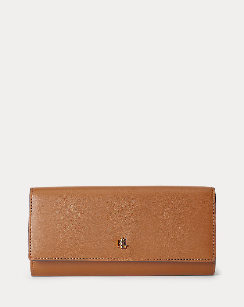 Leather Continental Wallet Lauren 1
