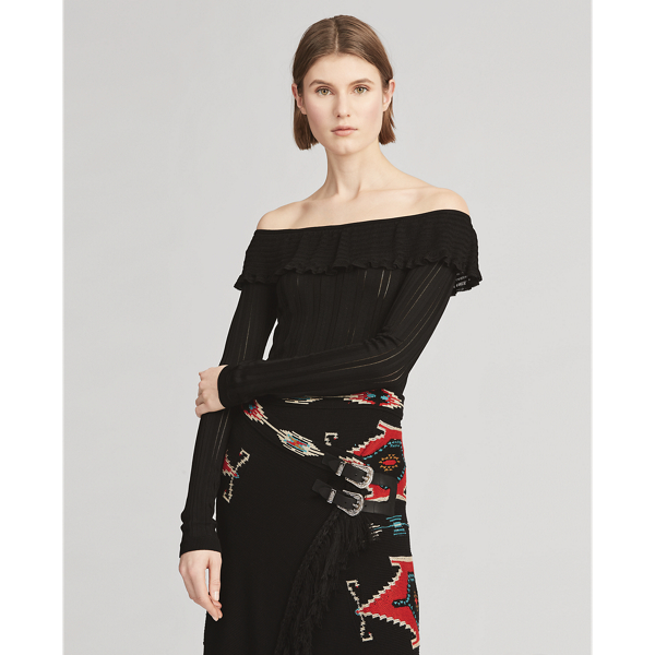 Knit Off the Shoulder Jumper for Women Ralph Lauren NL
