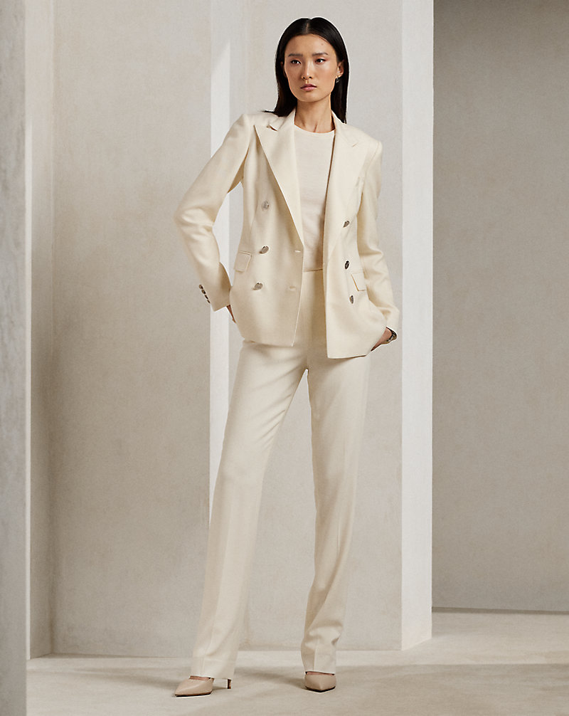 Pantalon Alandra en crêpe de laine Ralph Lauren Collection 1