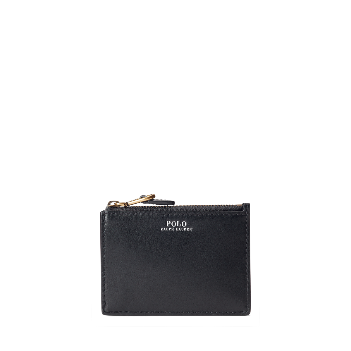 Nappa Leather Zip Card Case