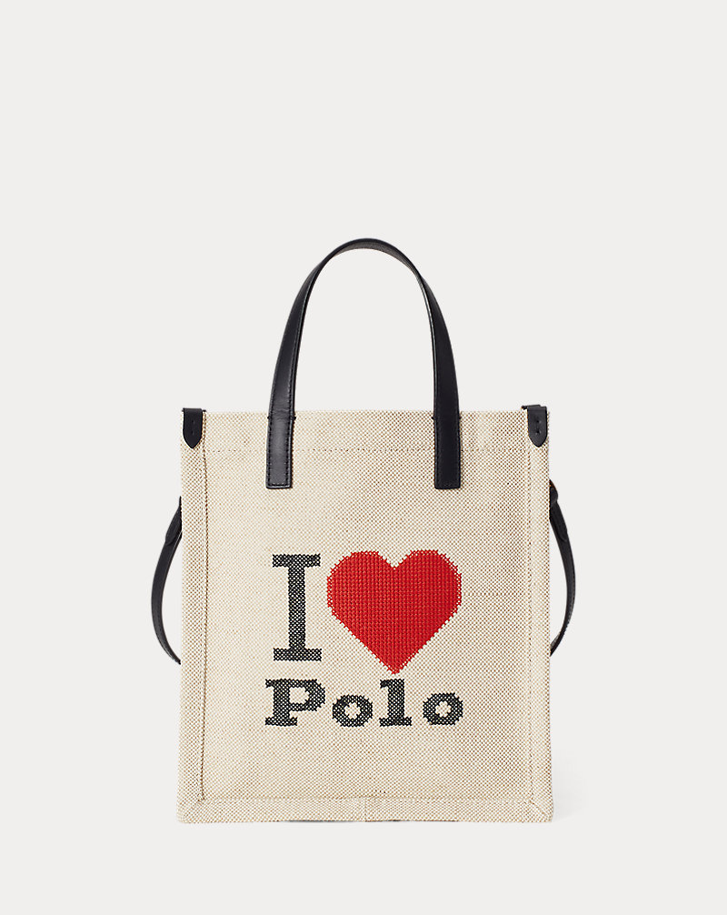 Graphic Small Shopper Tote Polo Ralph Lauren 1