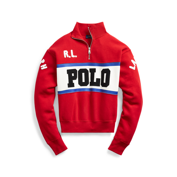 Half-Zip Polo Fleece for Women | Ralph Lauren® UK