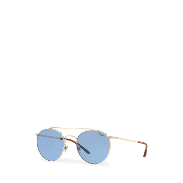 Retro Round Metal Sunglasses Polo Ralph Lauren 1