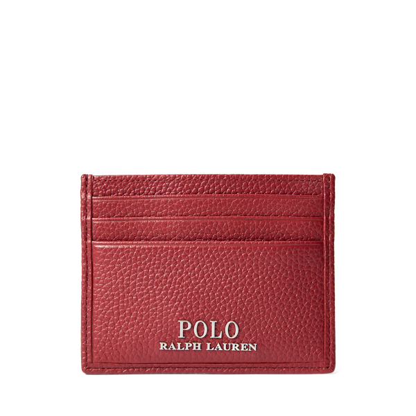 Pebbled Leather Card Case Polo Ralph Lauren 1