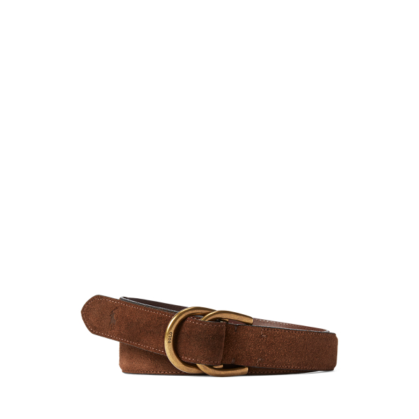 Light brown 100% suede belt in Light brown: Luxury Italian Accessories