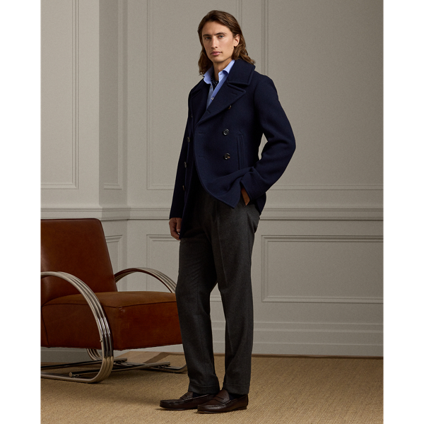 Abrigo Ralph Lauren Peacoat marino hombre