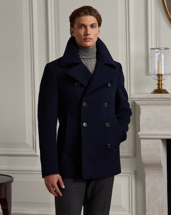 Wool-Cashmere Peacoat