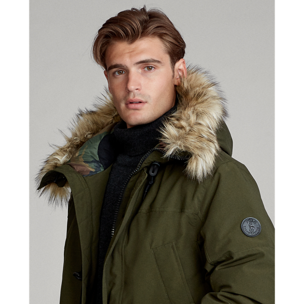 Faux Fur Trim Down Parka
