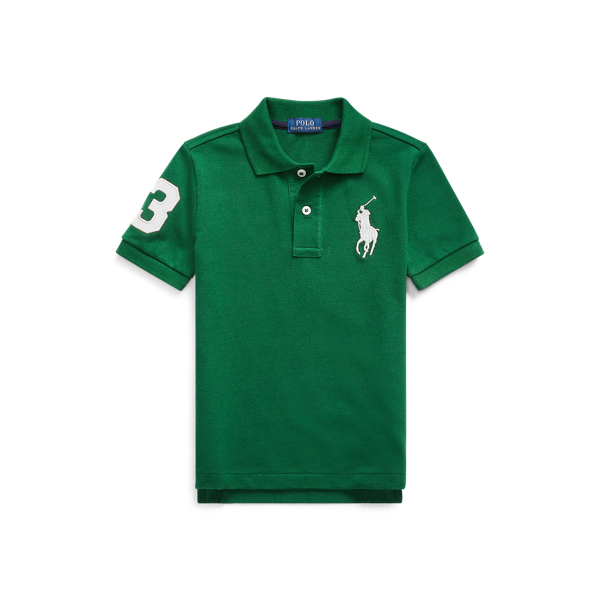 Big Pony Cotton Mesh Polo Shirt Boys 2-7 1