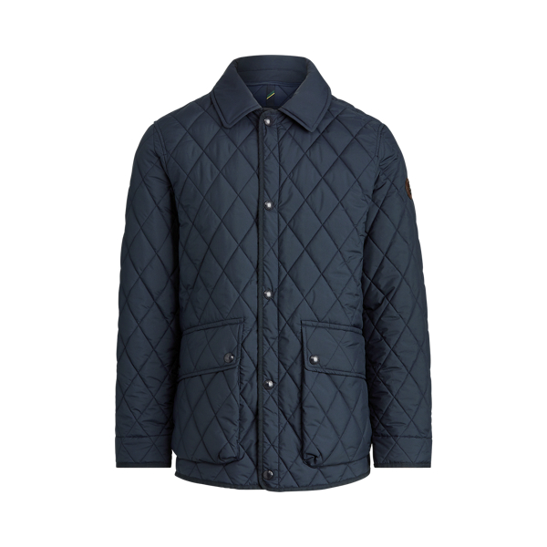 Polo iconic on sale quilted car coat