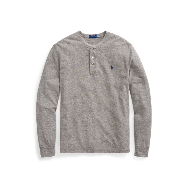 Featherweight Mesh Henley for Men Ralph Lauren NO