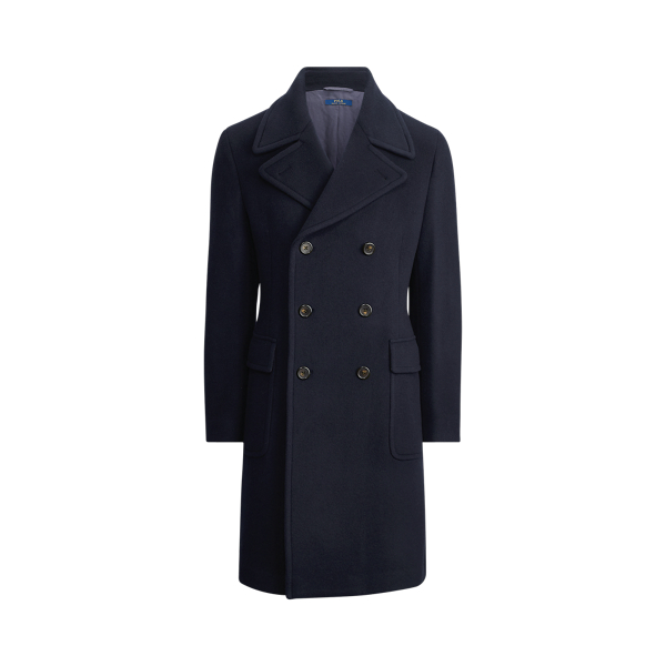 Wool Blend Melton Car Coat for Men Ralph Lauren IN