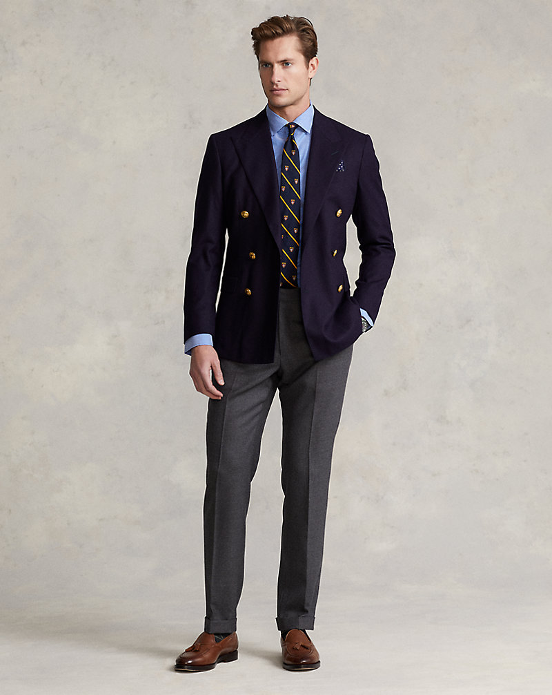 Wool Oxford Suit Trouser Polo Ralph Lauren 1