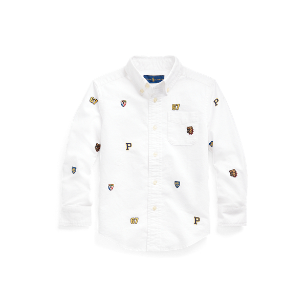 Embroidered Cotton Shirt BOYS 1.5-6 YEARS 1