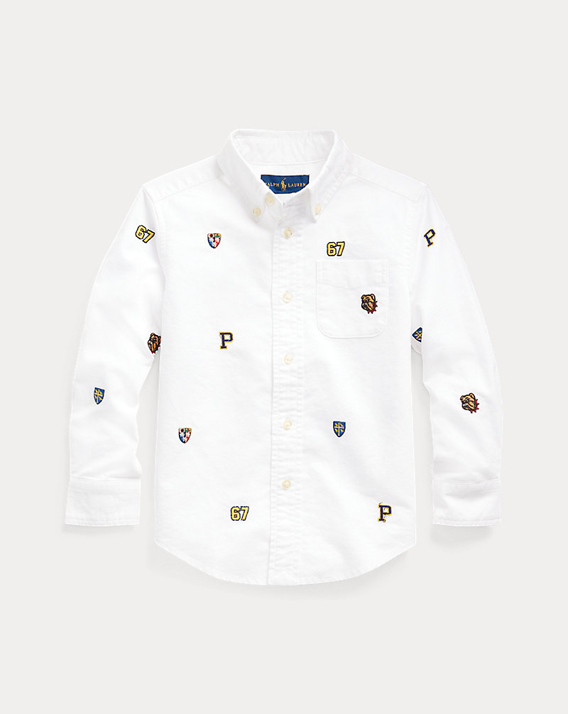 Embroidered Cotton Shirt BOYS 1.5-6 YEARS 1