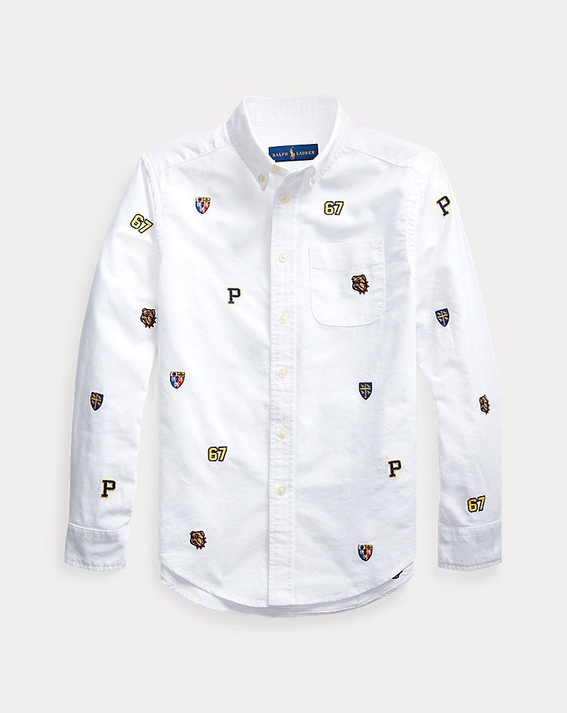 Embroidered Cotton Shirt BOYS 6-14 YEARS 1