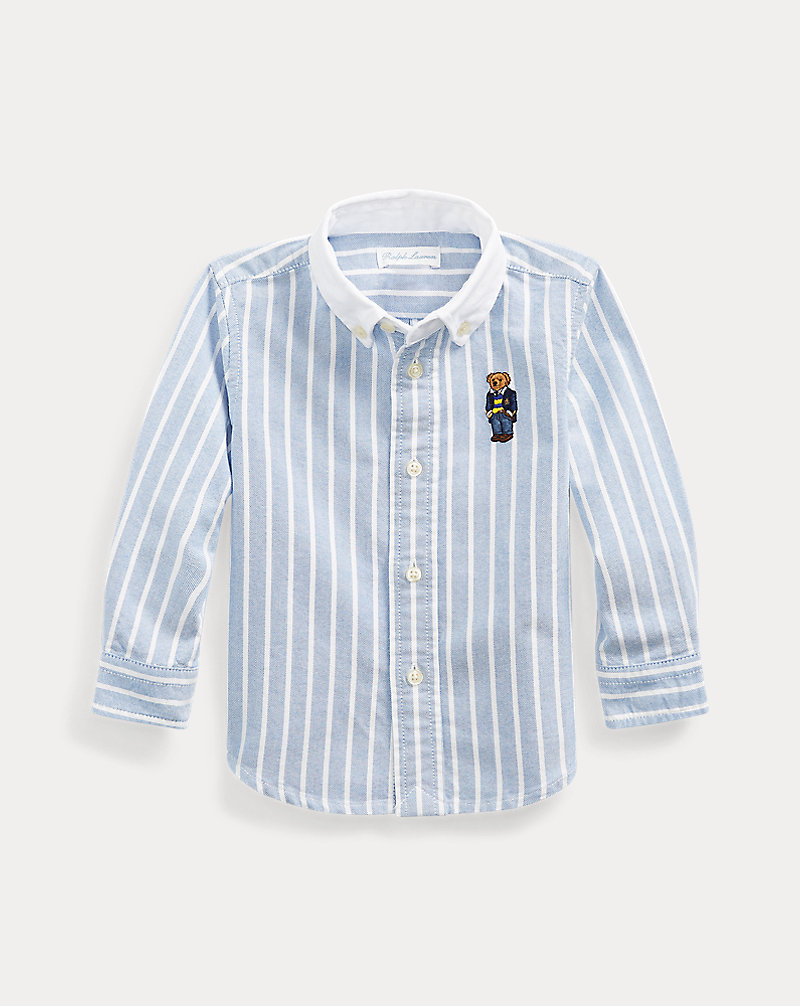 Polo Bear Cotton Oxford Shirt Baby Boy 1