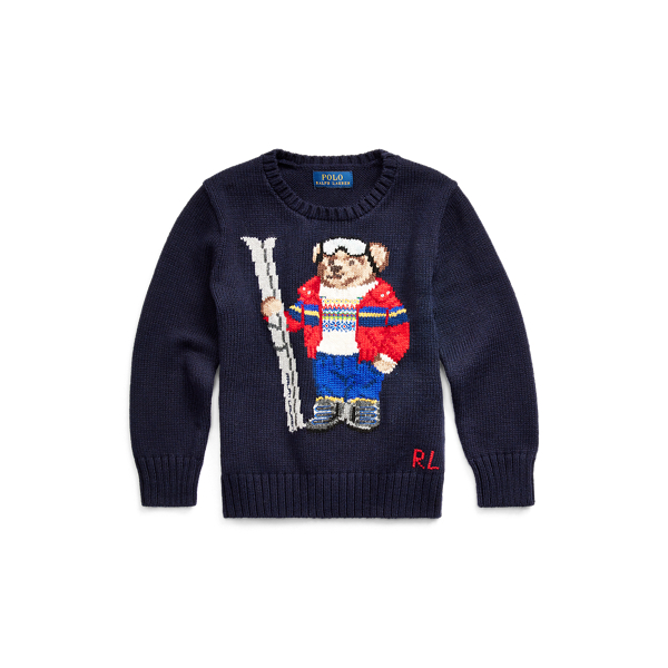 Ski Bear Cotton-Blend Jumper BOYS 1.5-6 YEARS 1