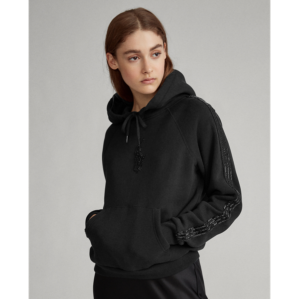 ralph lauren beaded hoodie