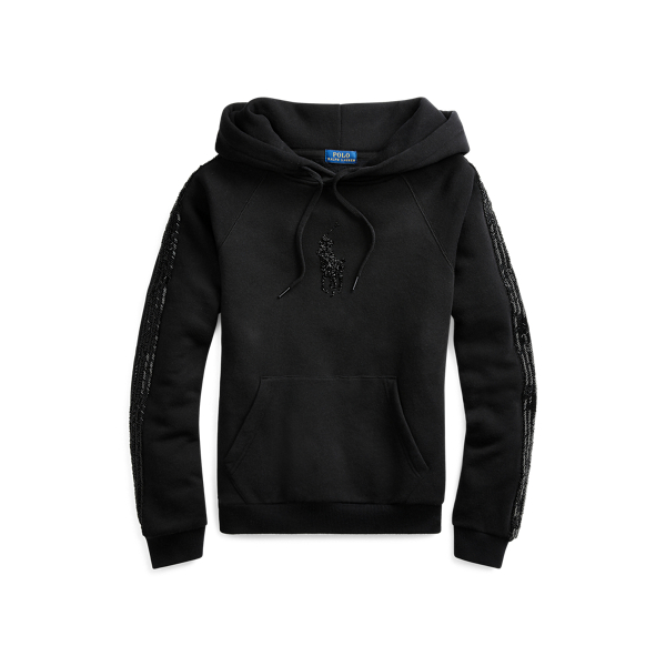 ralph lauren beaded hoodie