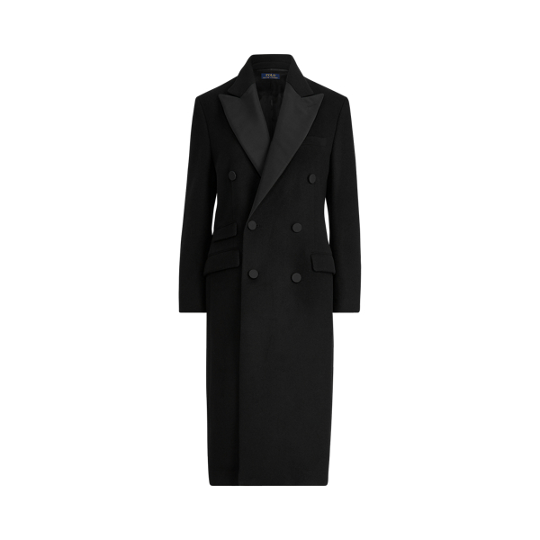 Wool-Blend Tuxedo Coat for Women | Ralph Lauren® UK