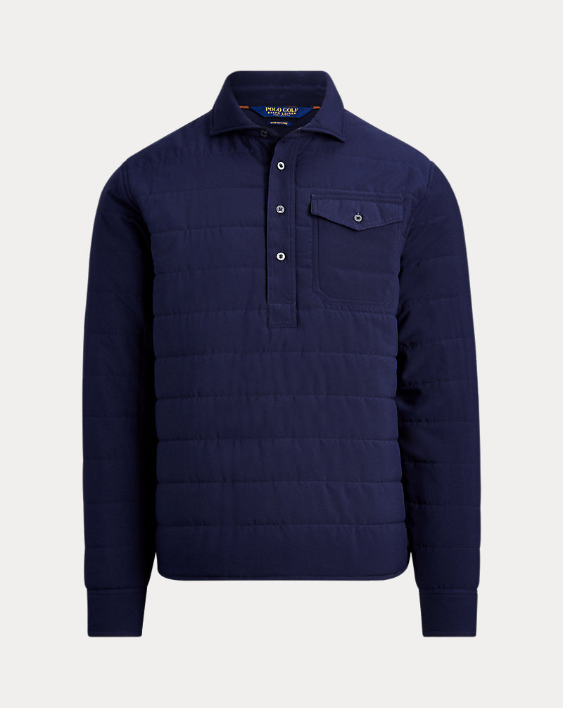 Quilted Stretch Pullover Polo Golf 1