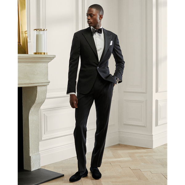 Gregory Handmade Peak-Lapel Tuxedo Purple Label 1