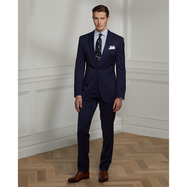 Gregory Hand-Tailored Wool Serge Suit Purple Label 1