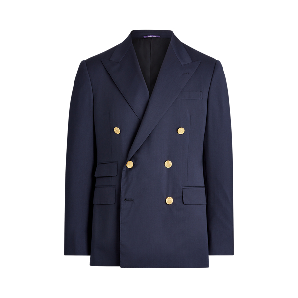 Purple Label Gregory Wool Serge Peak-Lapel Blazer 2